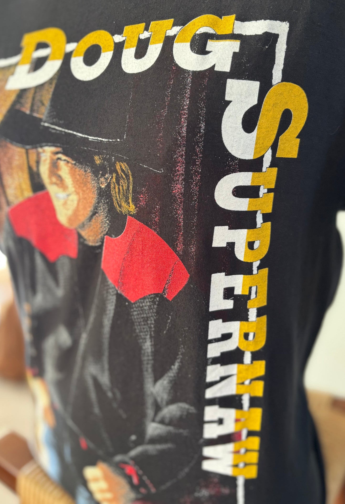 Vintage 1993 Doug Supernaw Country Concert T Shirt Deadstock | Made in USA | Graphic Shirt Front and Back Print | Large