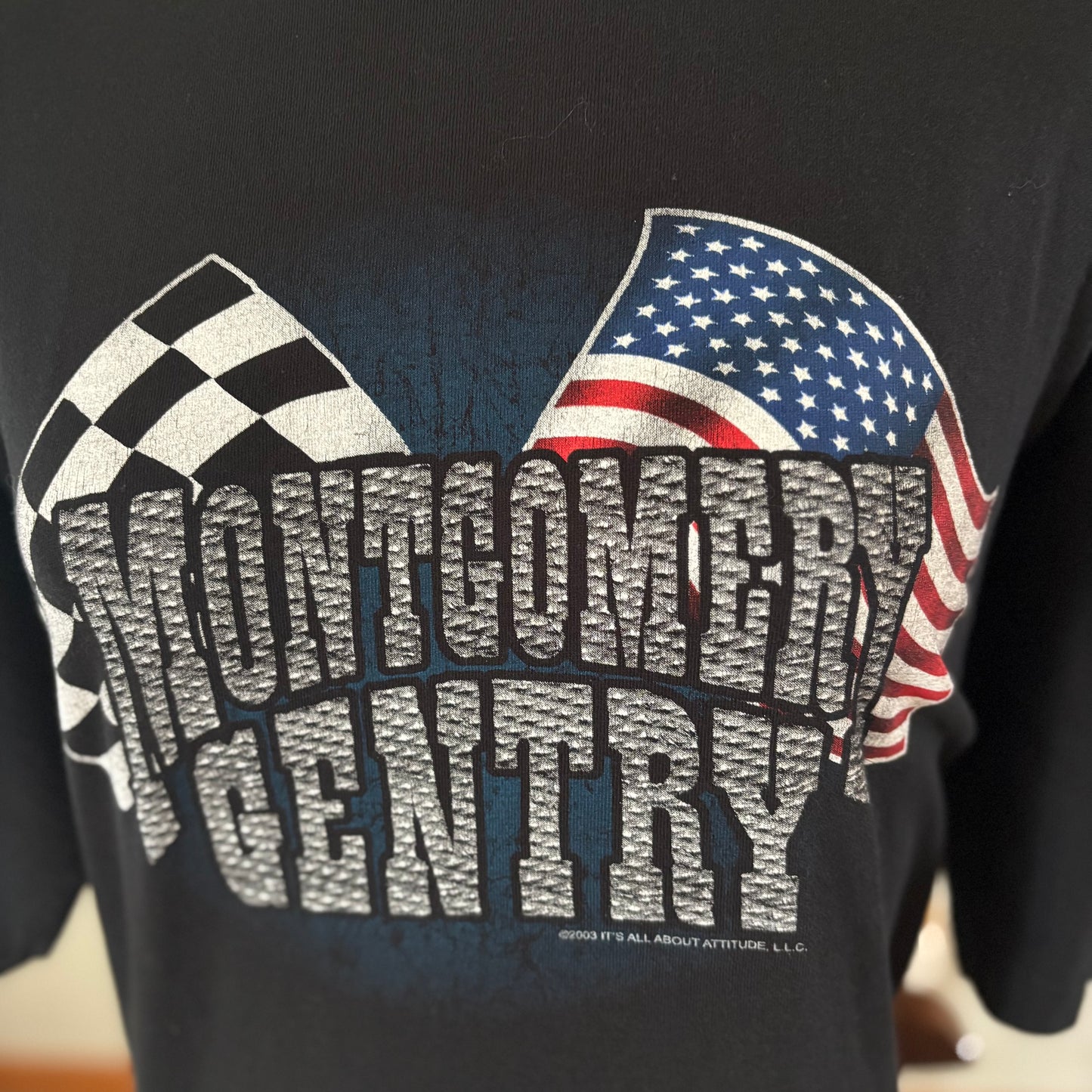 Vintage 2003 Montgomery Gentry Speed T Shirt | Country Music | Double Sided Graphic