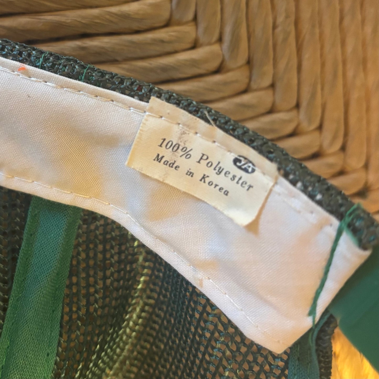 Vintage Bay County Golf Course Hat Essexville Michigan Green Rope Snapback Trucker Cap Made in Korea 1980s Golf Hat