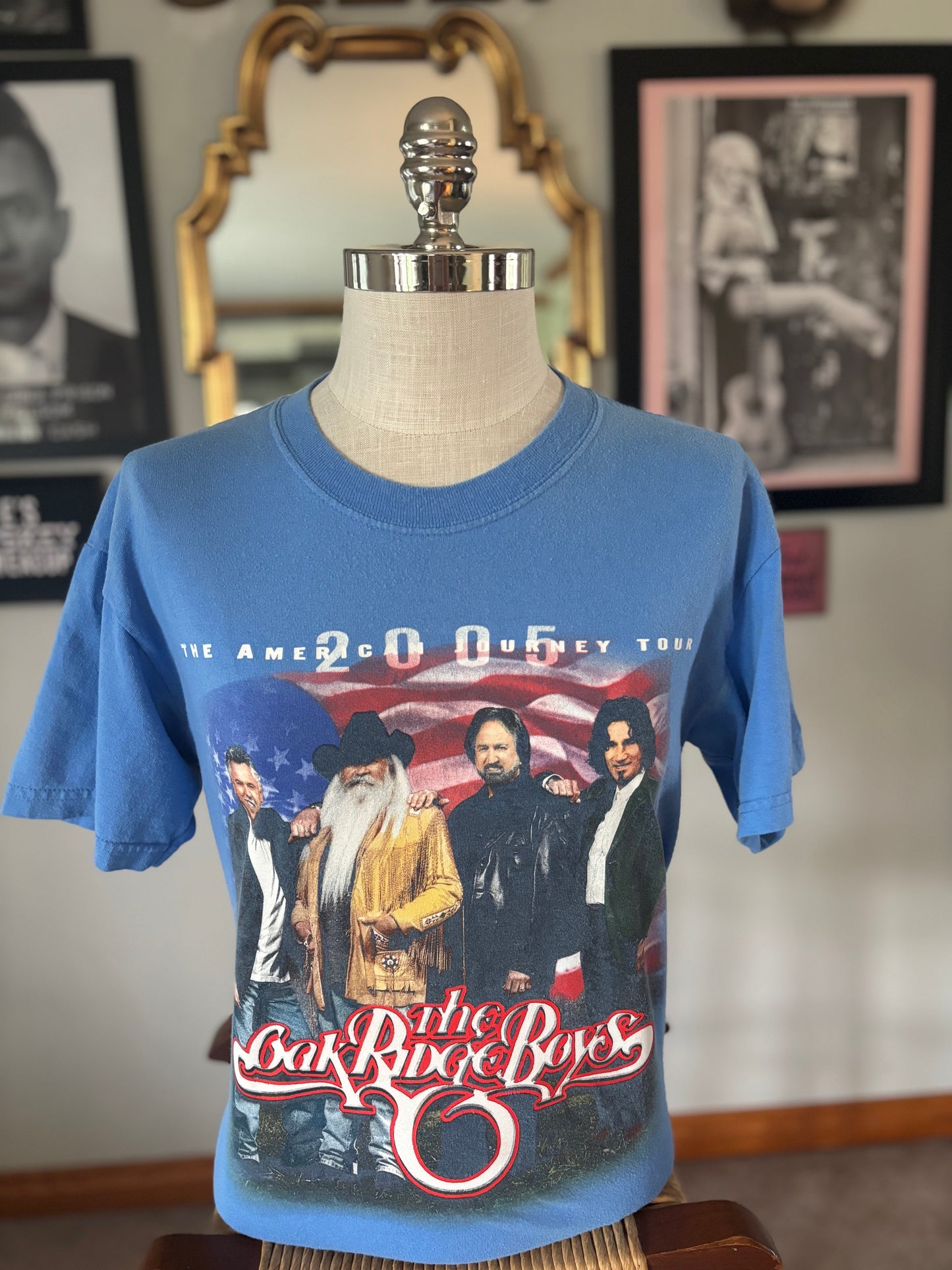 Vintage 2005 Oak Ridge Boys American Journey Tour T-Shirt | Medium | Country Music