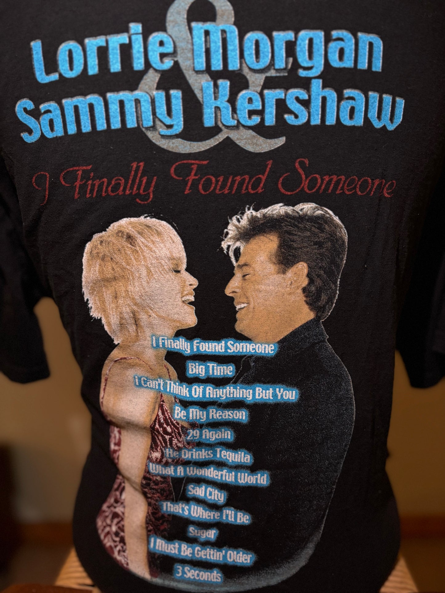 Vintage 90s Lorrie Morgan Sammy Kershaw T-Shirt XL | Country Music Tour Tee | Delta Pro Weight Concert Shirt