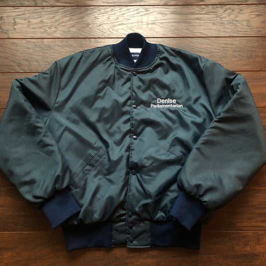 Vintage Holloway Nylon Bomber Jacket “Denise” Parliamentarian Embroidered | SVSU Student Association