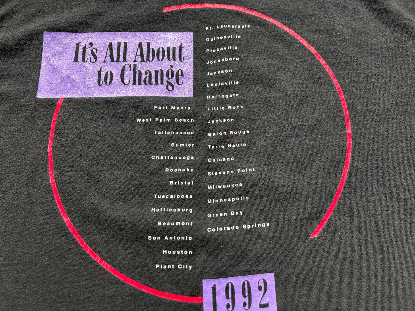 1992 Vintage Western Travis Tritt “It’s All About To Change” Country Concert T-Shirt | Made in USA