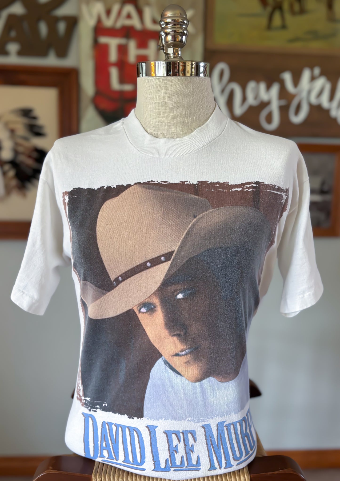 Vintage 1996 David Lee Murphy Party Crowd Tour T Shirt Large Country Music