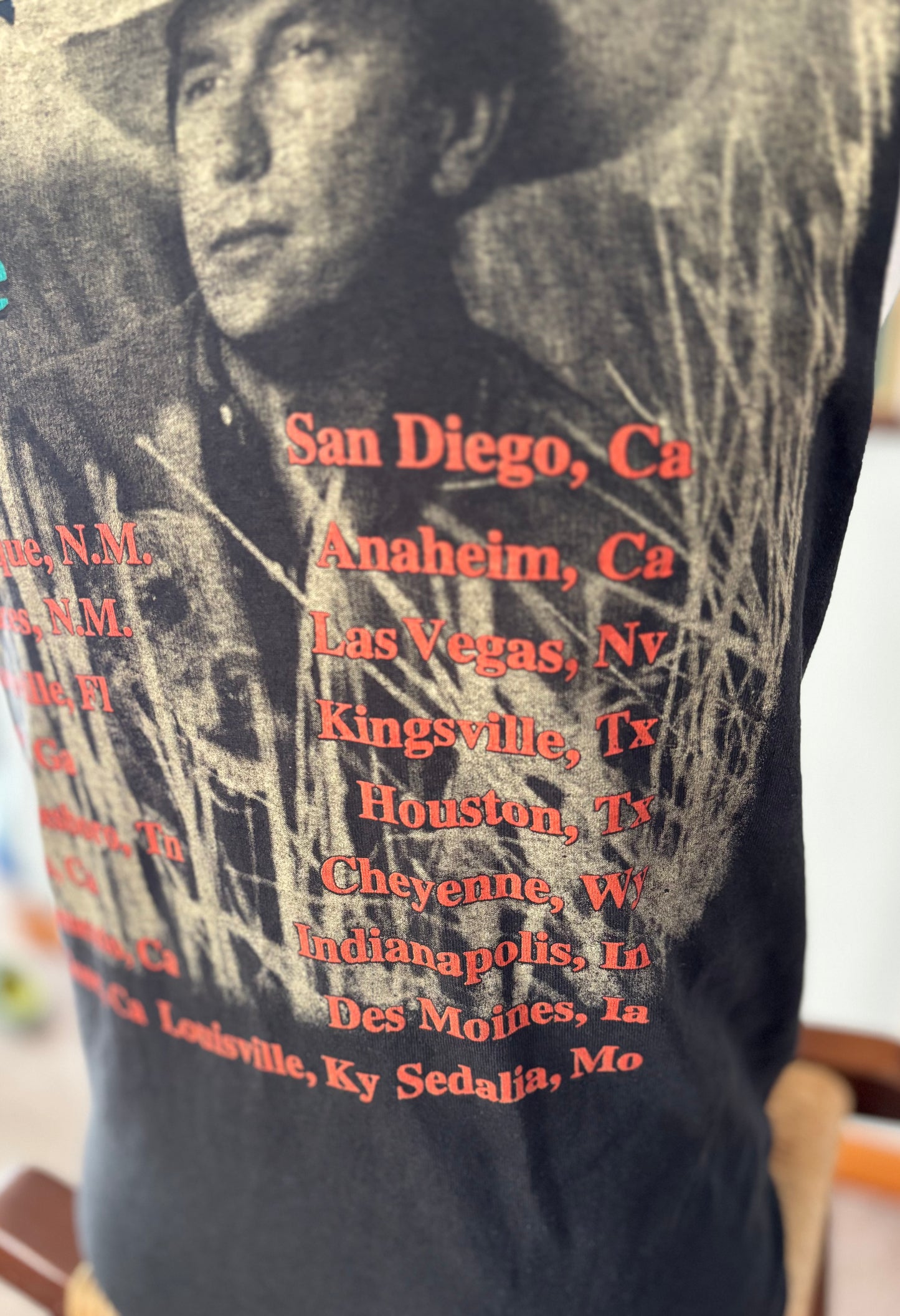 Vintage 1994 George Strait “Easy Come Easy Go” Distressed Country Concert Tank Top