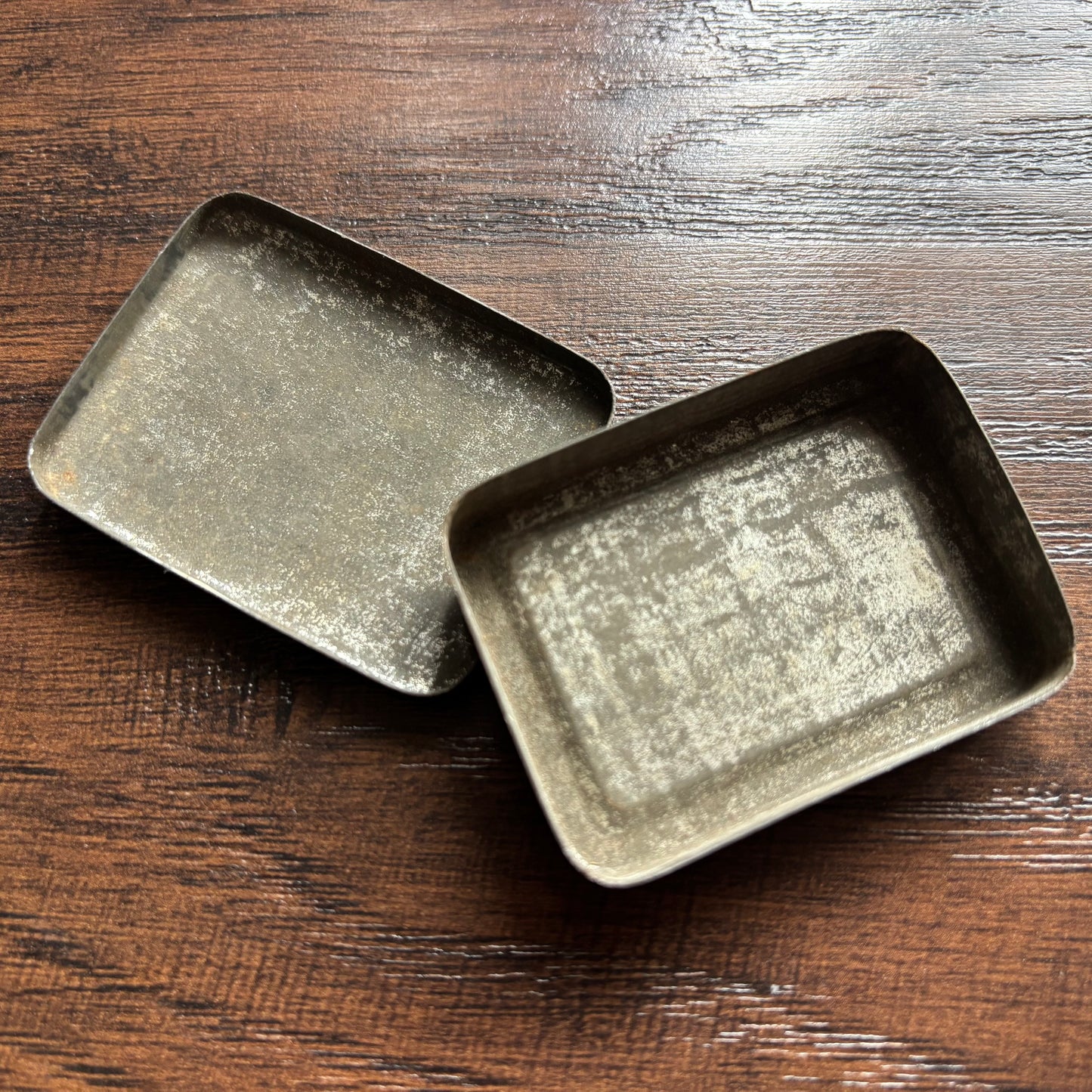 Antique Garwood’s Peppermint Breath Gum Tin c1910s Green Advertising Pocket Tin Schandein & Lind Philadelphia Vintage Metal Candy Tin