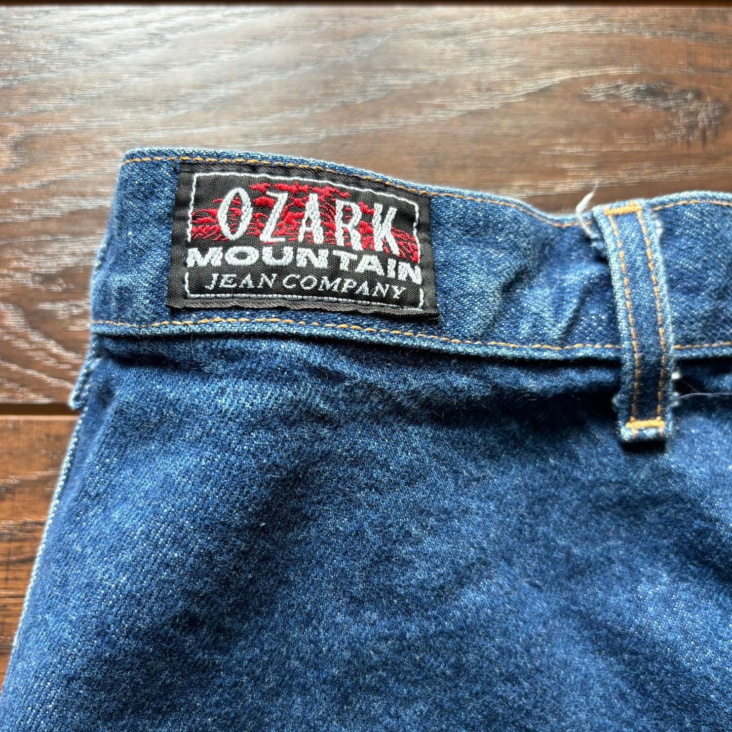 Vintage Western Women’s Ozark Mountain Jean Company Bareback Jeans with Western Trim