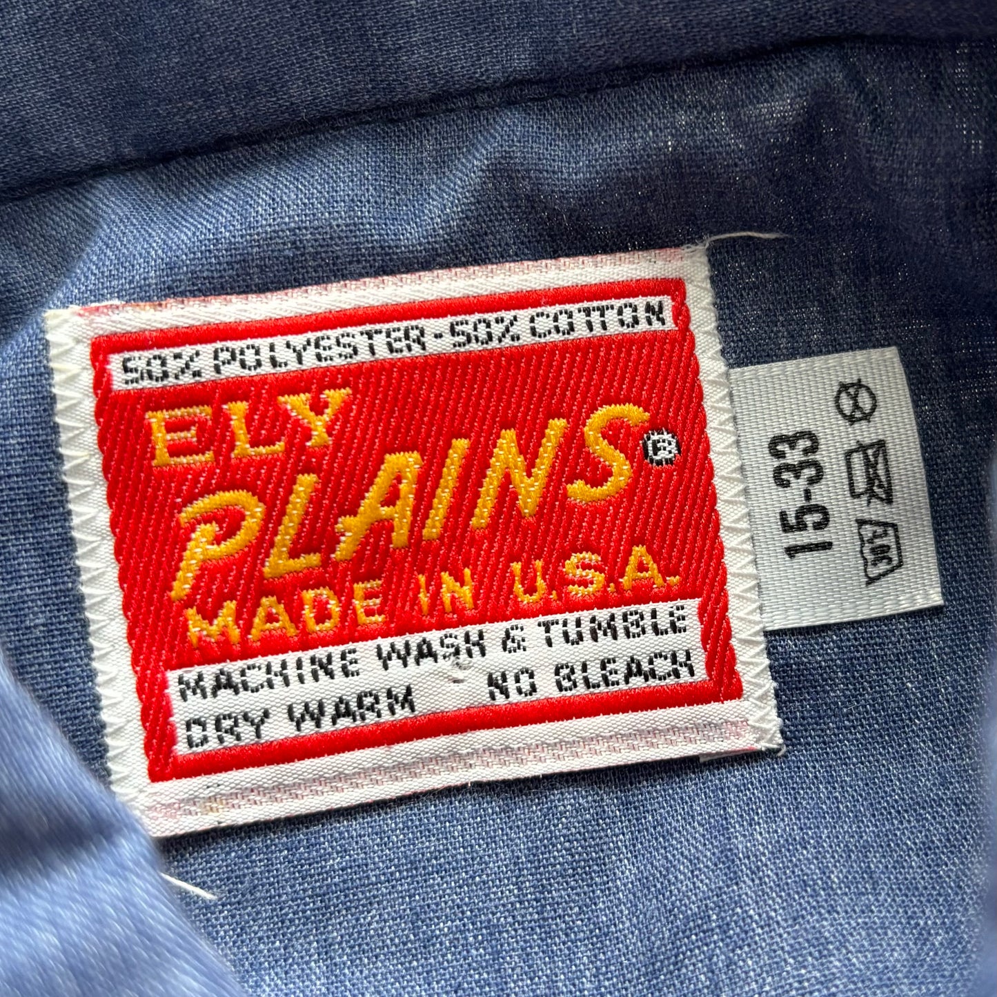 Vintage Ely Plains Western Pearl Snap Shirt | Embroidered Yoke Pearl | Made in USA