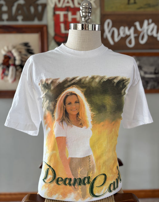 Vintage 1996 Deana Carter T-Shirt XL | Country Music Tour Tee | Fruit of the Loom Heavy Cotton
