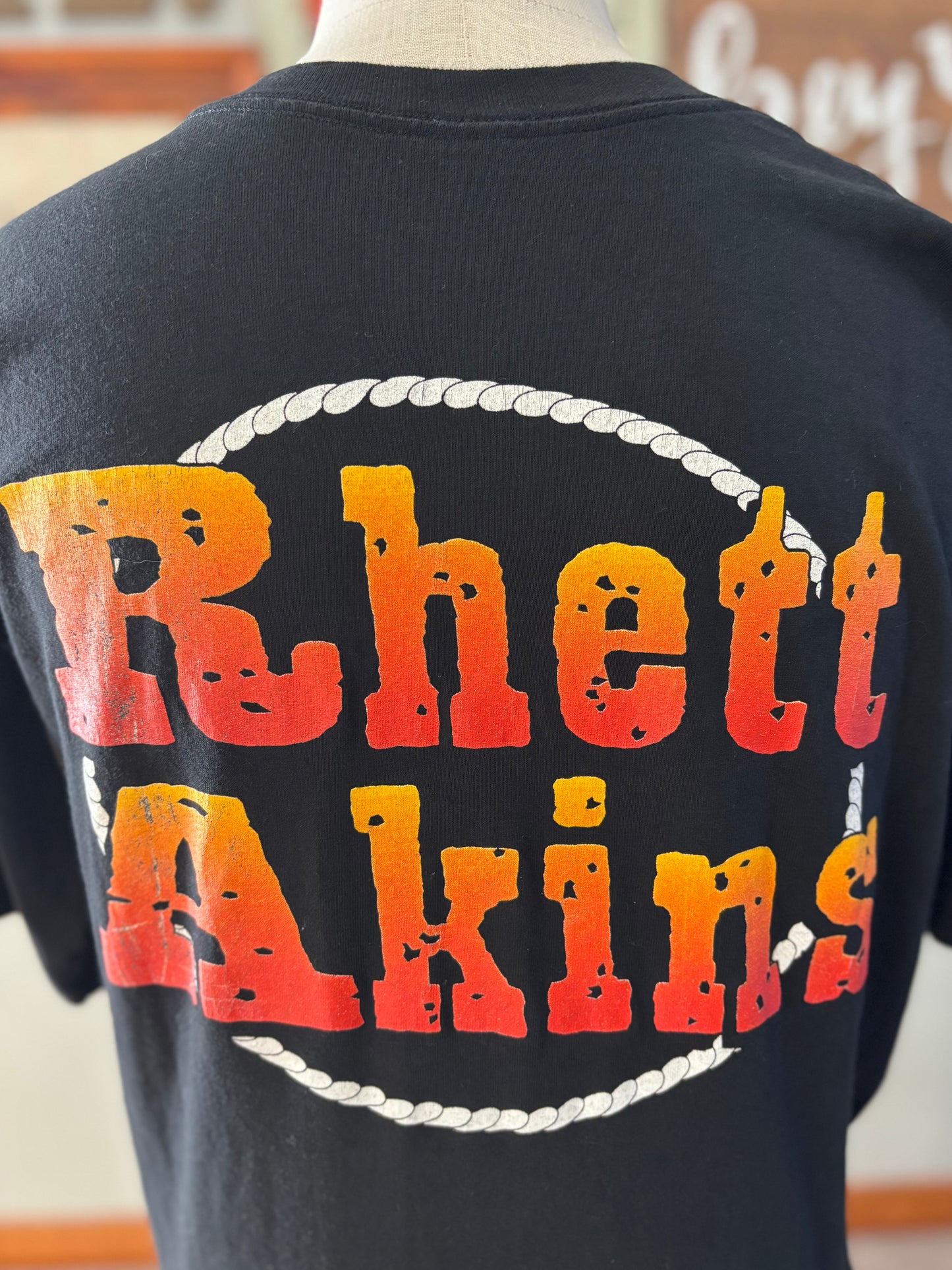 Vintage Rhett Akins T-Shirt | Y2K Country Music Tee | Early 2000s Western Graphic Shirt | Cowboy Country Concert Tee | Large