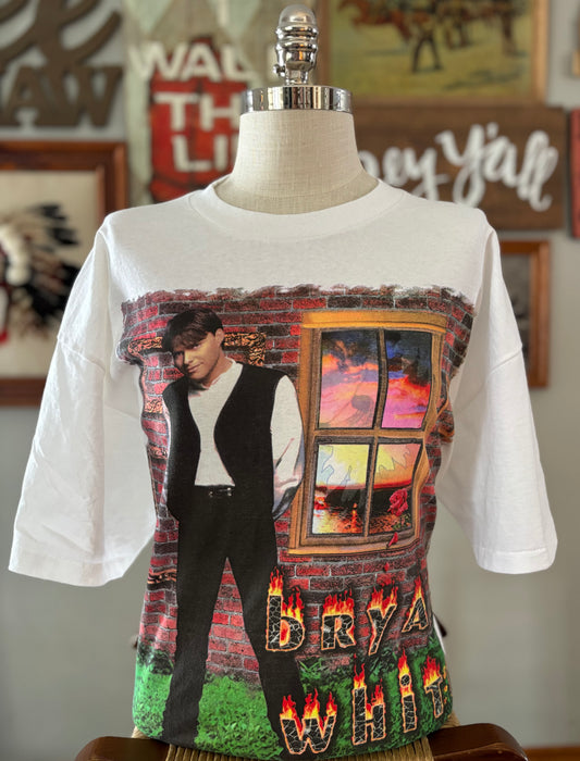 Vintage 1996 Bryan White Country Music T Shirt | XL | Delta | USA