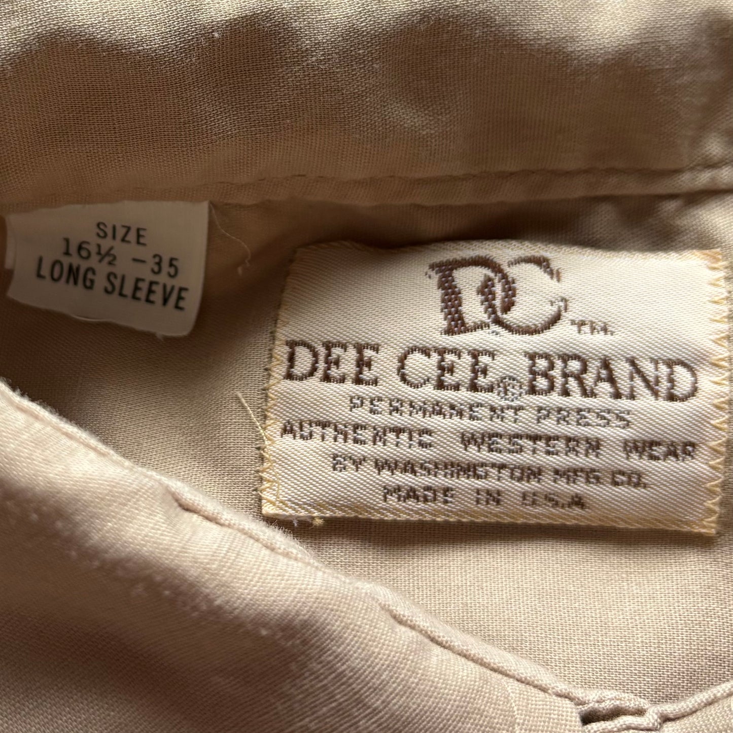 Vintage Western Men’s DEE CEE Brand Snap Button Shirt with Embroidered Roses | Made in USA