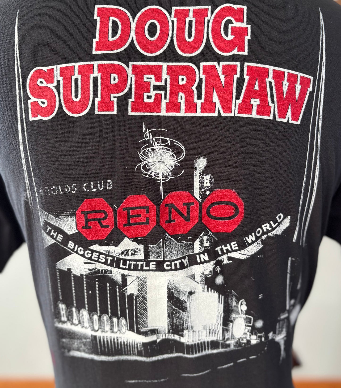 Vintage 1993 Doug Supernaw Country Concert T Shirt Deadstock | Made in USA | Graphic Shirt Front and Back Print | Large