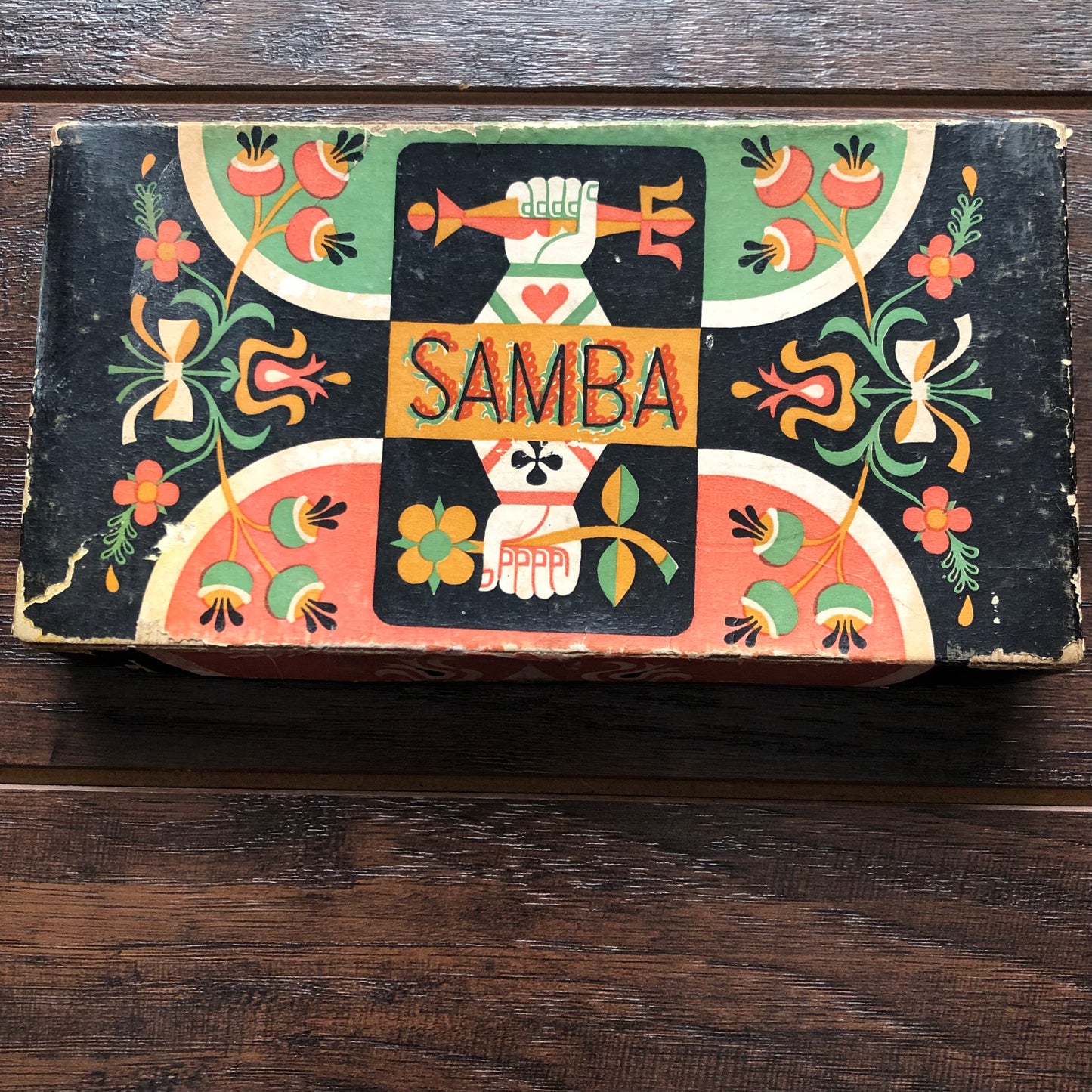Vintage Western Samba 3 Deck Horse Playing Cards with Box