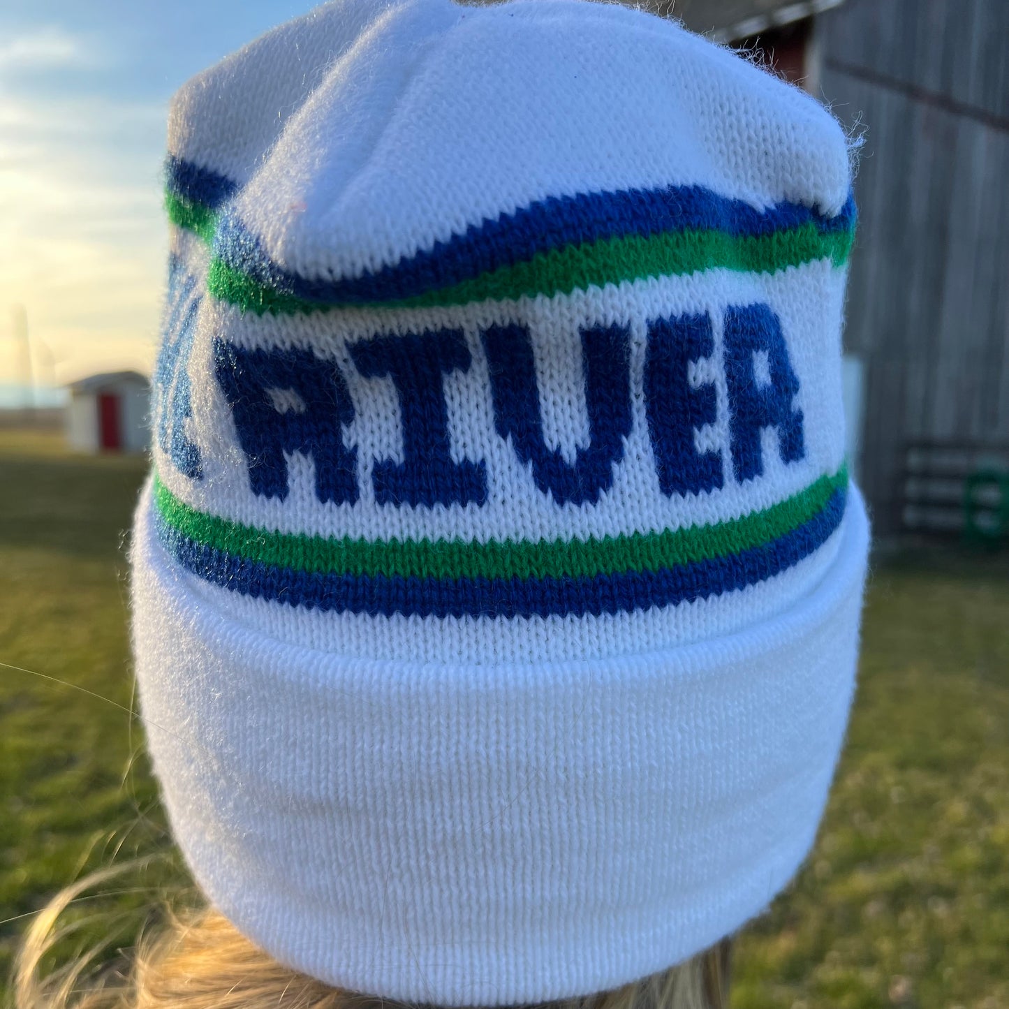 Vintage Shiver On The River Stocking Hat