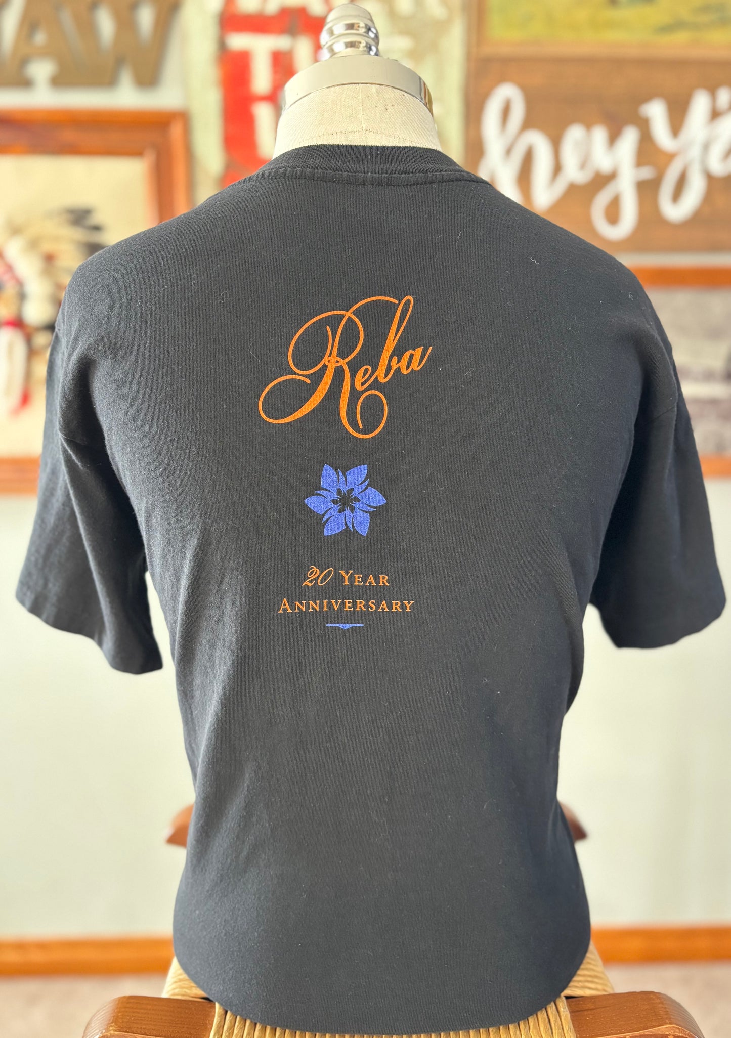 Vintage 90s Reba McEntire Country Concert T Shirt | 20 Year Anniversary Tour | Large