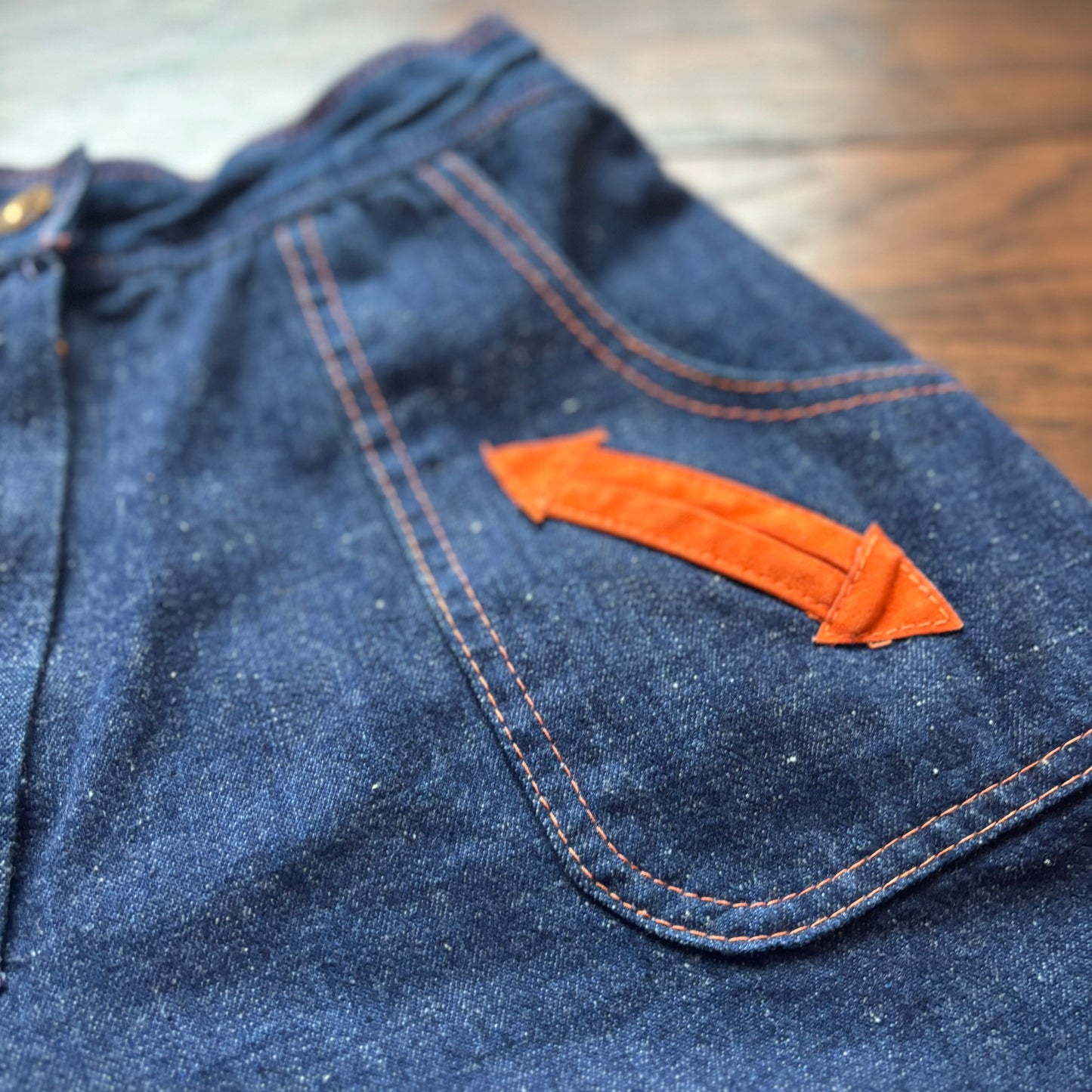 60’s Vintage Western Women’s Wide Leg Denim Gaucho Culotte Pants | Made In California