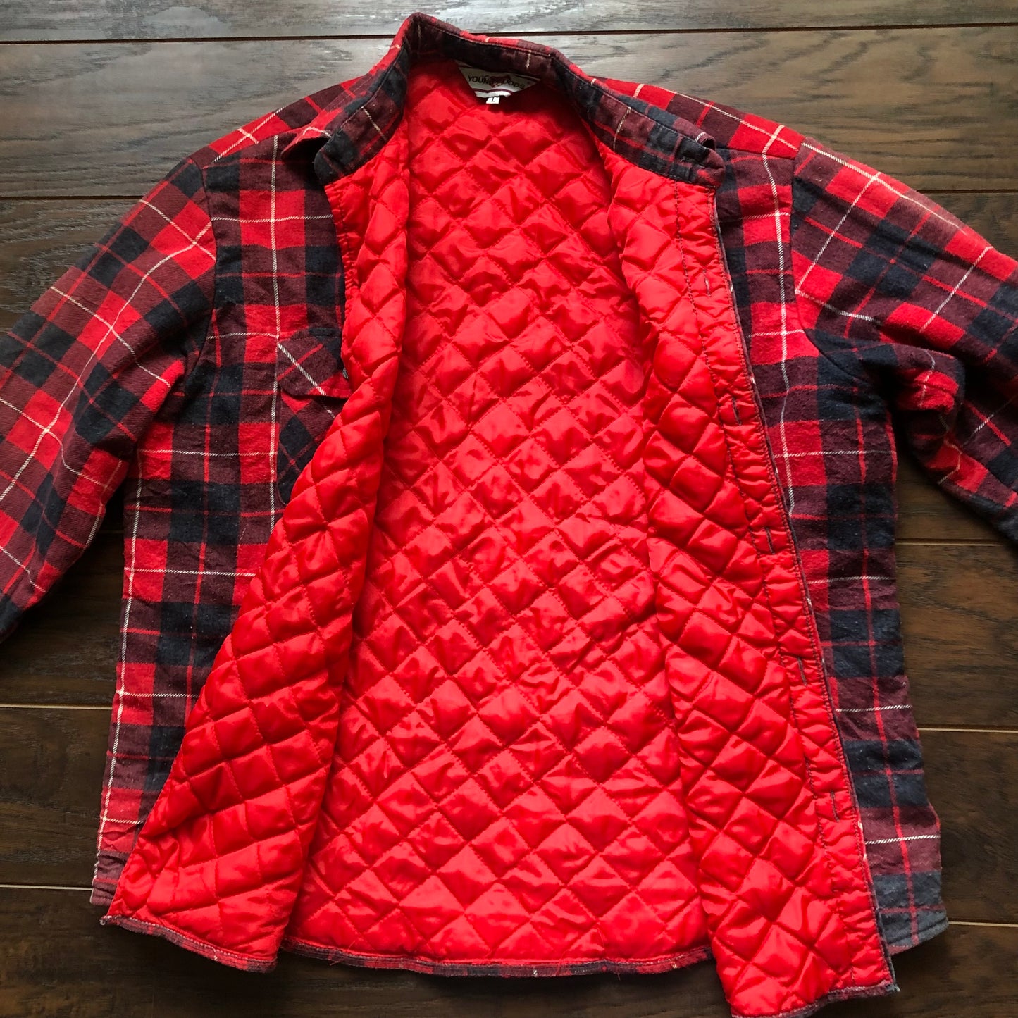 90’s Vintage Western Men’s Youngbloods Quilted Flannel Shirt