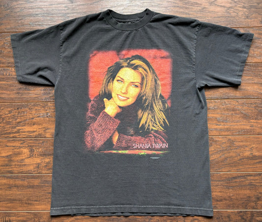 1998 Vintage Western Shania Twain Country Concert T-shirt