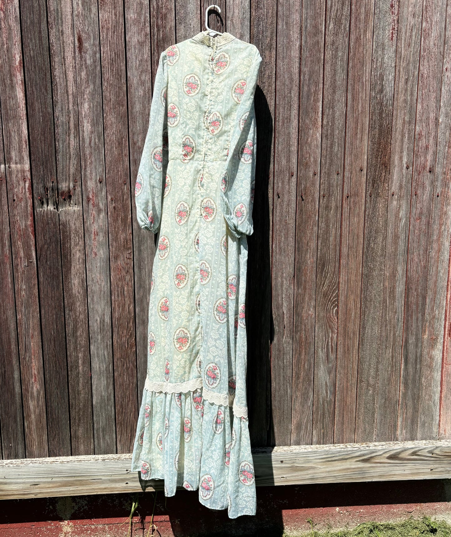 70’s Vintage Boho Western Floral Prairie Dress “This Is Yours” | San Francisco