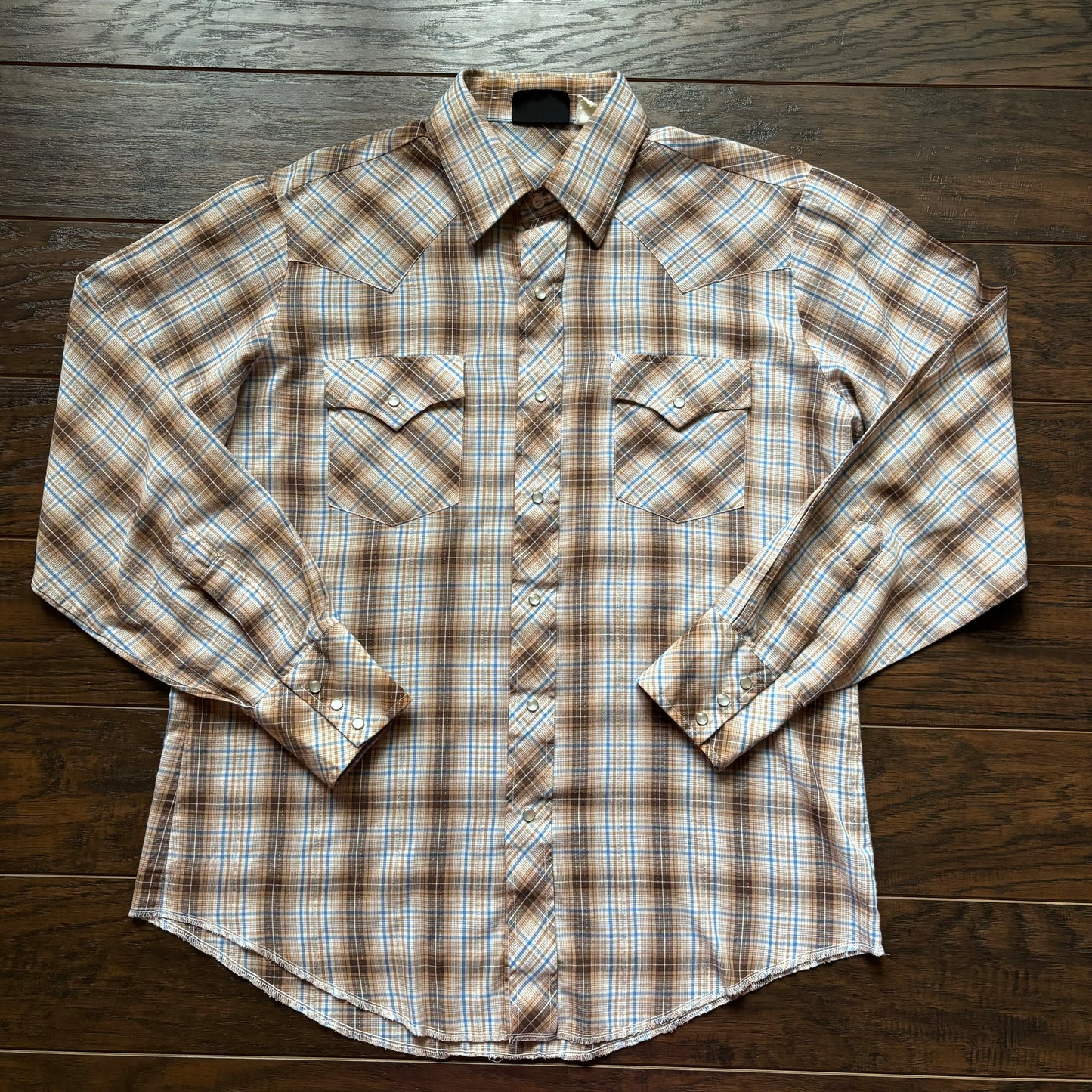 Vintage Western Men’s Champion Western Shirt with Snap Buttons