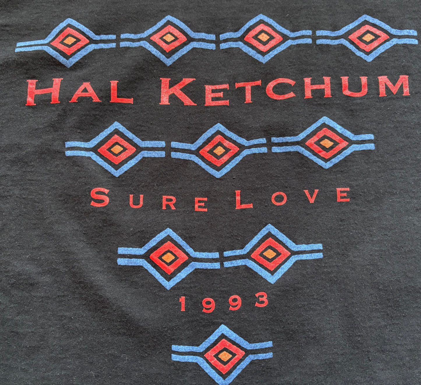 1993 Vintage Western Hal Ketchum “Sure Love” Country Concert T-Shirt | Made in USA