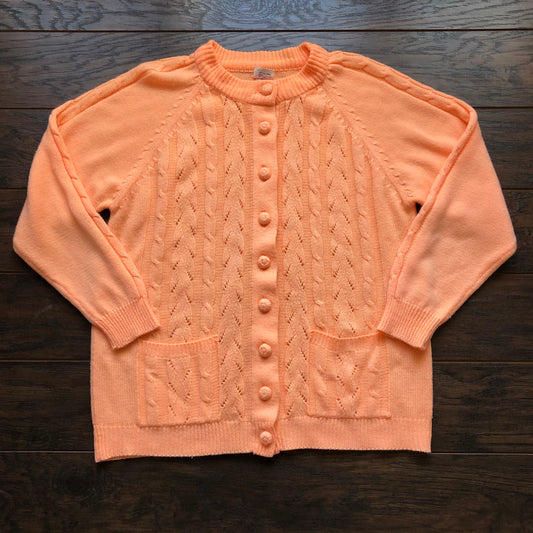 70’s Vintage Western 100% Acrylic Cardigan Sweater | Made in Taiwan