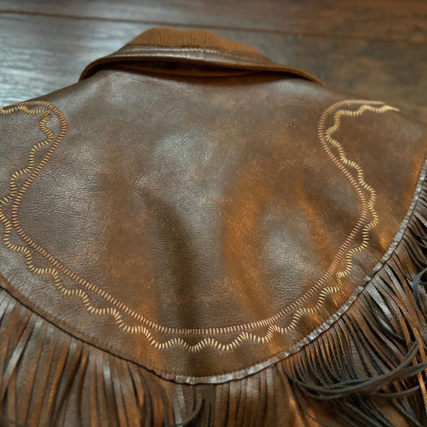 Vintage Western Distressed Women’s Leather Pioneer Wear Jacket with Fringe | Albuquerque, NM