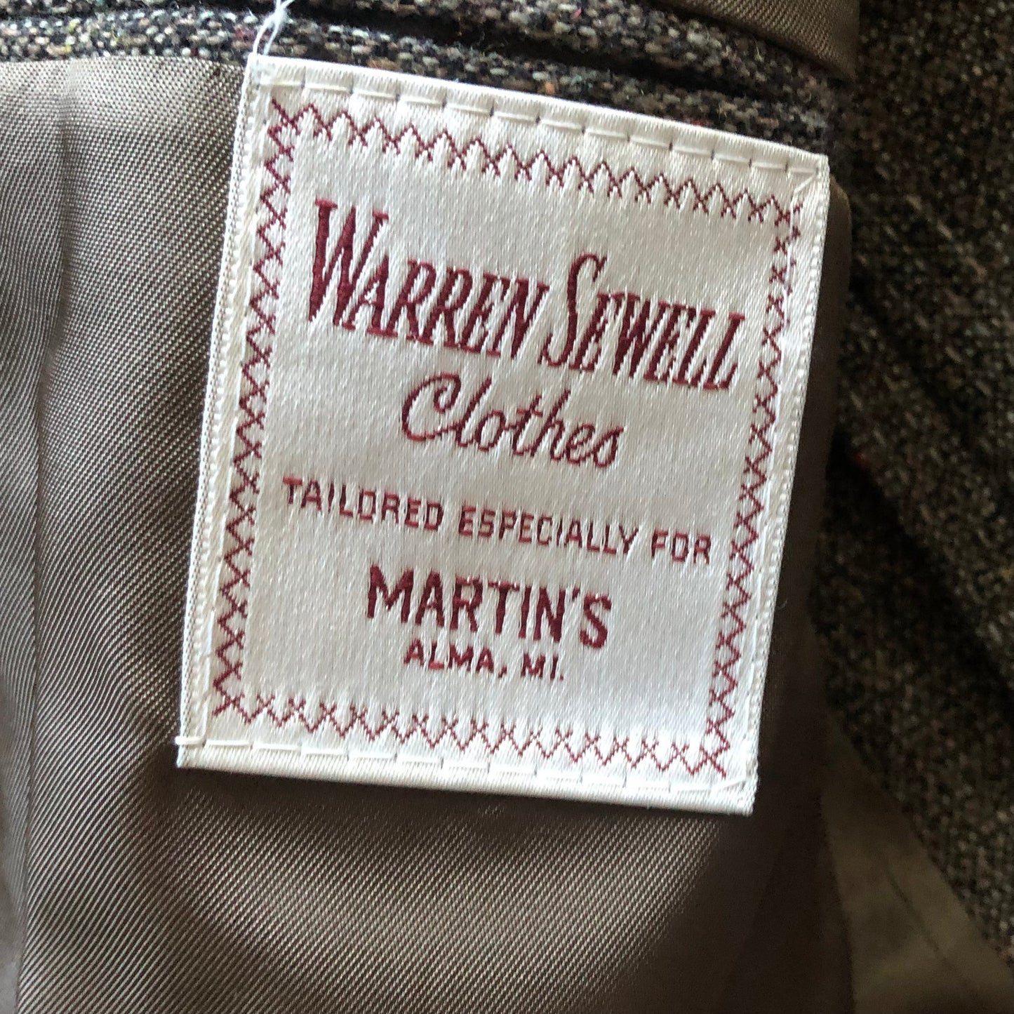 Vintage Western Men’s Warren Sewell Blazer |  Made in USA