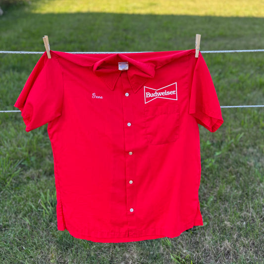 Vintage Men’s Hilton Budweiser Workwear Shirt “Gene”