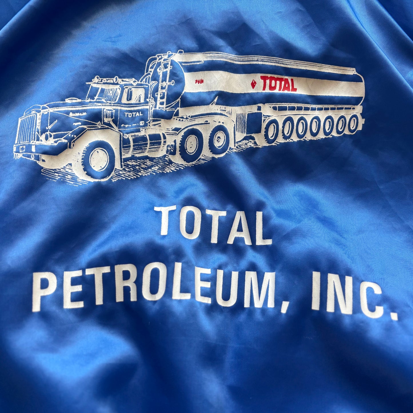 70’s/80’s Vintage Total Petroleum, INC Nylon  BomberJacket “Bill” | F&C Sportswear Dearborn, Mich