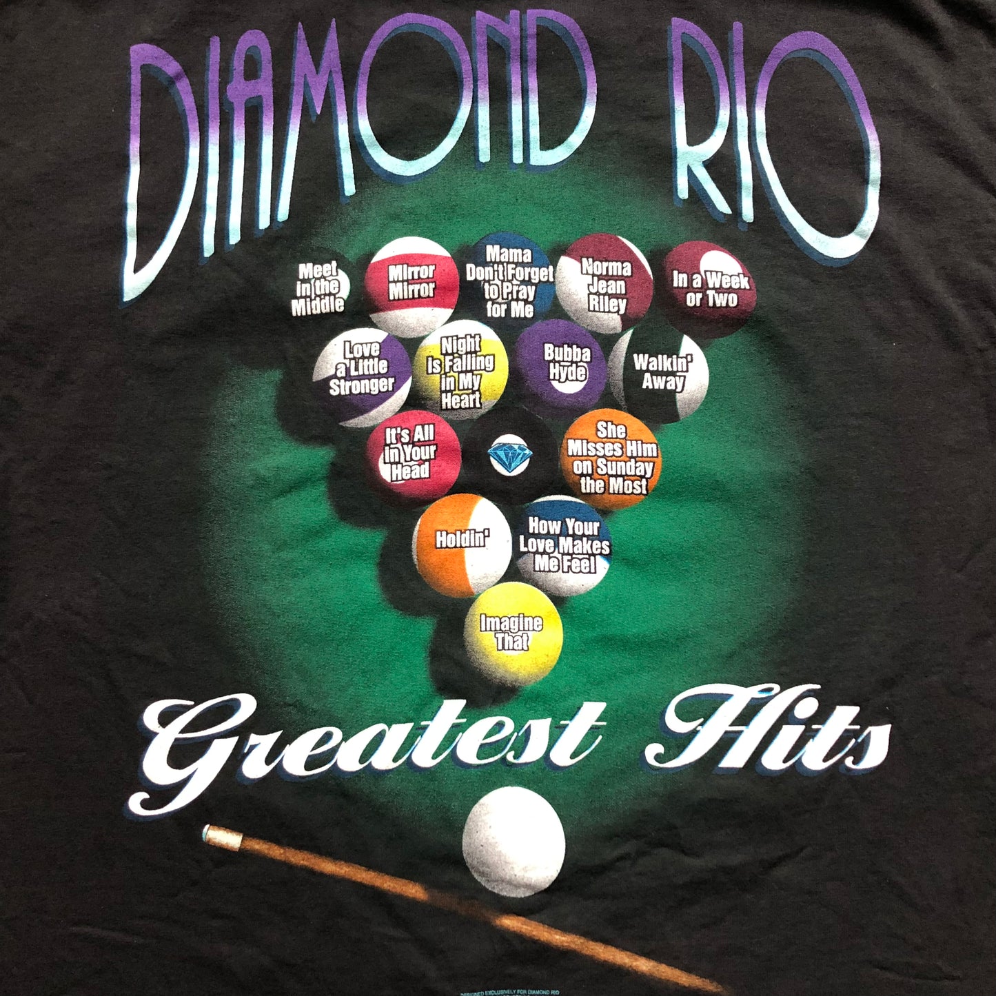 1997 Vintage Diamond Rio Country Concert Tour T-Shirt | Made in USA