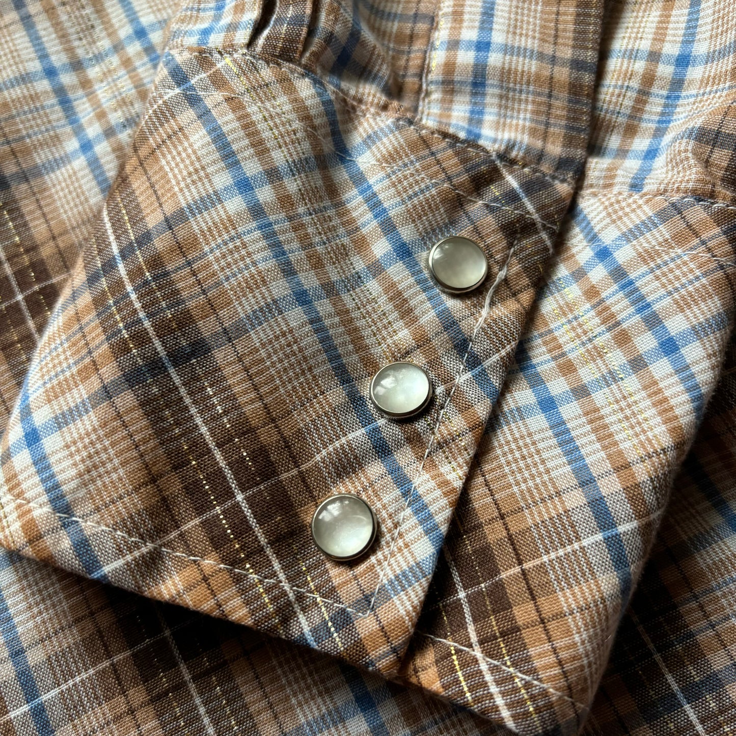 Vintage Western Men’s Champion Western Shirt with Snap Buttons