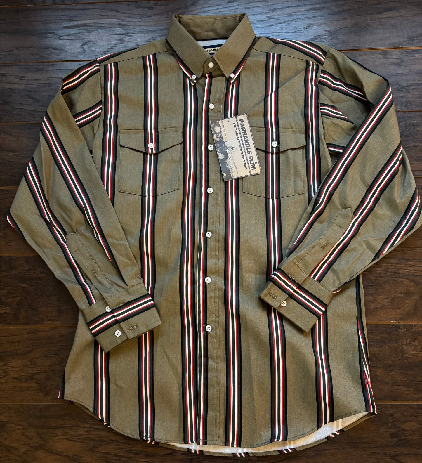 90’s Vintage Western Men’s Panhandle Slim Shirt | Deadstock New With Tags