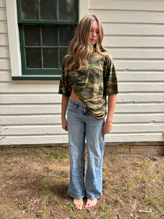 Vintage Camouflage Pocket Tee