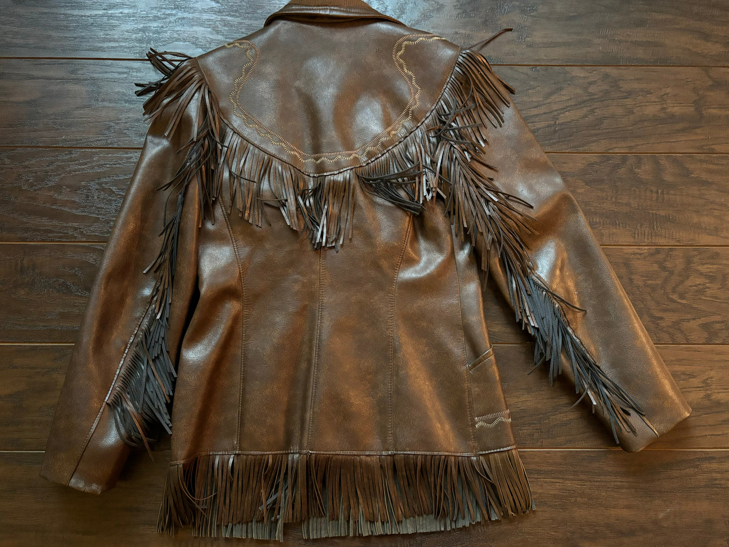 Vintage Western Distressed Women’s Leather Pioneer Wear Jacket with Fringe | Albuquerque, NM