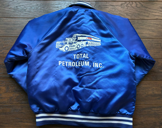 70’s/80’s Vintage Total Petroleum, INC Nylon  BomberJacket | F&C Sportswear Dearborn, Mich