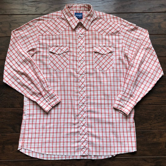 Vintage Western Men’s Wrangler Snap Button Shirt