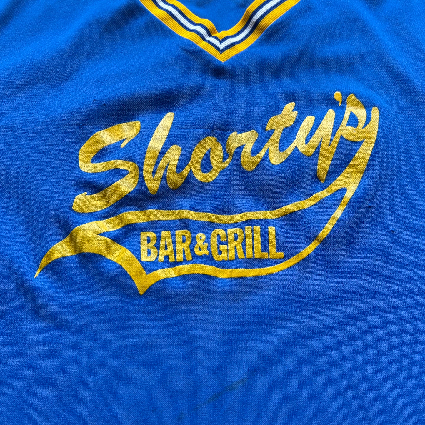 Vintage “Shorty’s Bar and Grill” Ringer Baseball Jersey | BIKE