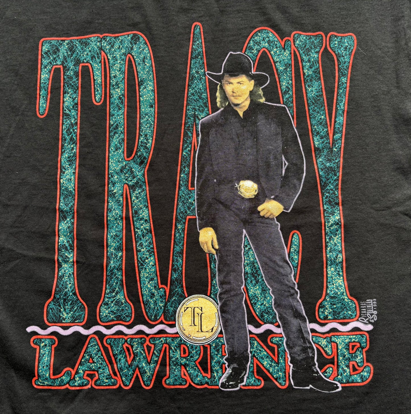 1993 Vintage Tracy Lawrence On Tour Country Concert T-shirt | Made In USA