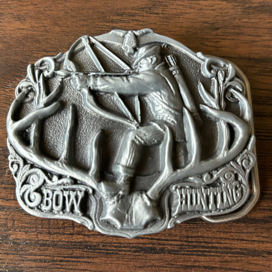 1986 Vintage “Bow Hunting ” Belt Buckle