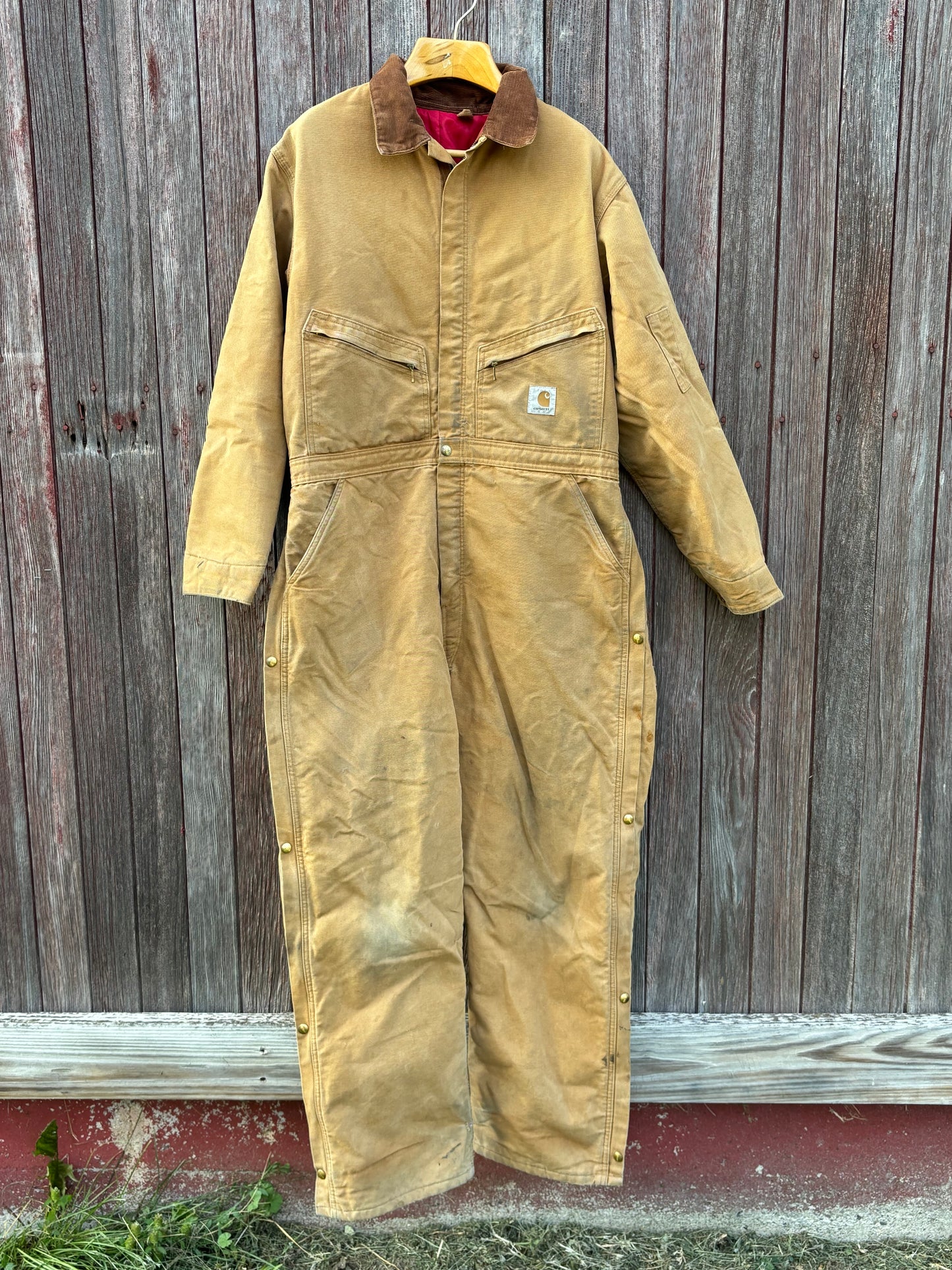 Vintage Men’s Carhartt Duck Canvas Insulated Coveralls