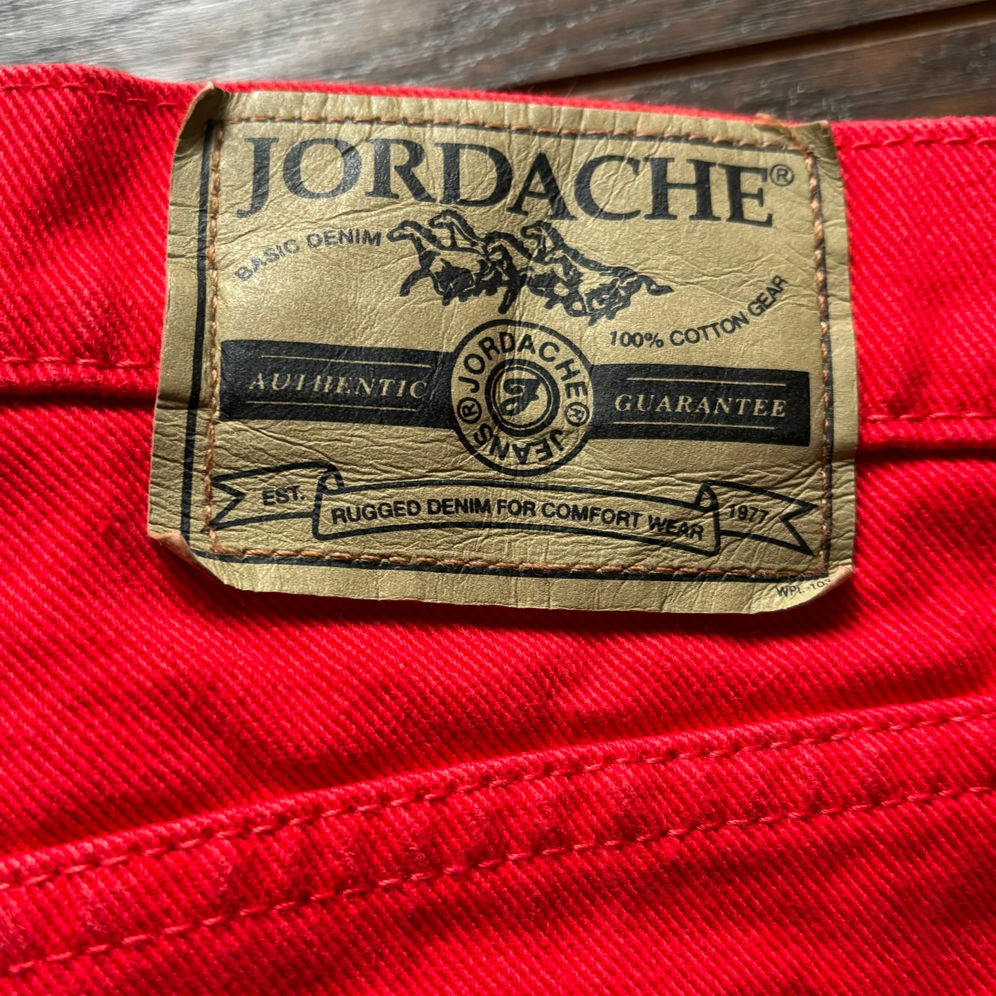 90's Vintage Women's Cherry Red High Rise Jordache Jeans