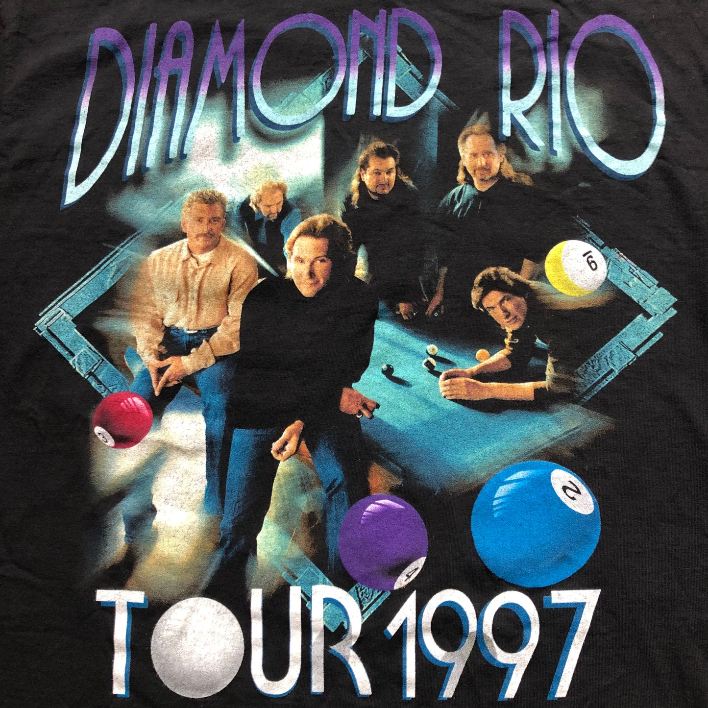 1997 Vintage Diamond Rio Country Concert Tour T-Shirt | Made in USA