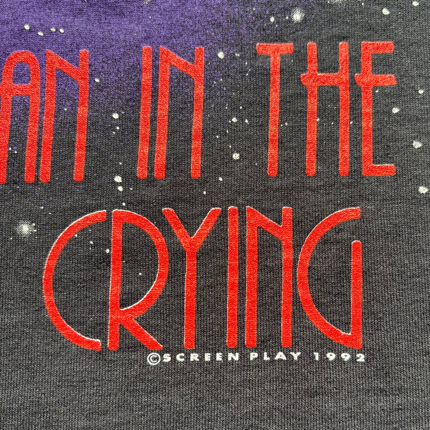 1992 Vintage Western Mark Collie “Even The Man In The Moon Is Crying “Country Music Concert T-Shirt | Made in USA