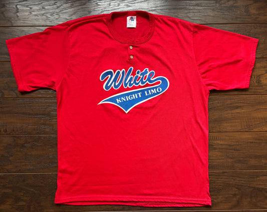 Vintage White Knight Limo Baseball Jersey Tee | Bay City, MI