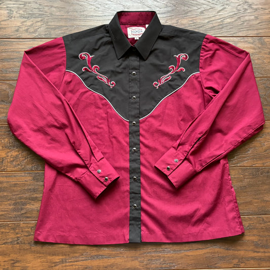 Vintage Western Women’s ELY Country Charmers Snap Button Shirt