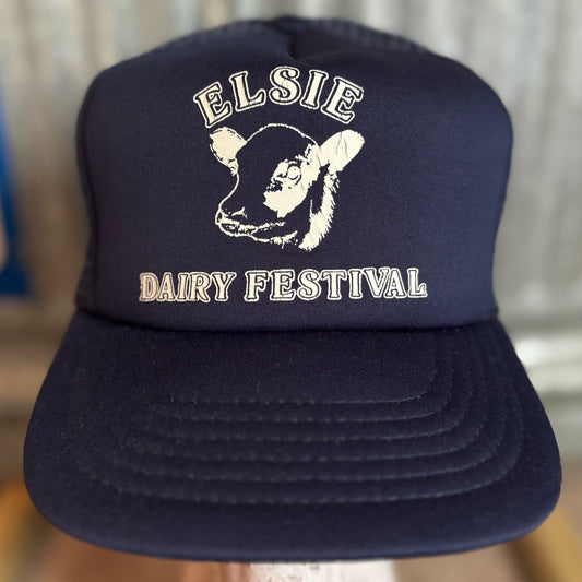 80’s Vintage Elsie, MI Dairy Festival Snapback Trucker Hat | Made in the Taiwan