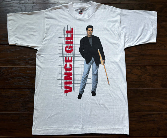 1996 Vintage Western Vince Gill “On Tour”  Concert T-shirt | Made in USA