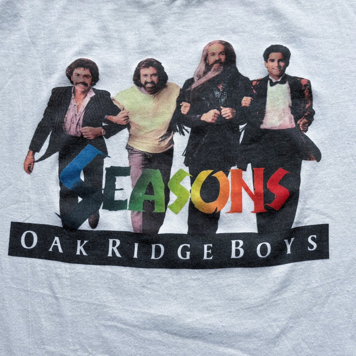 1986 Vintage Western Oak Ridge Boys “Seasons” Country Concert T-Shirt | Made In USA